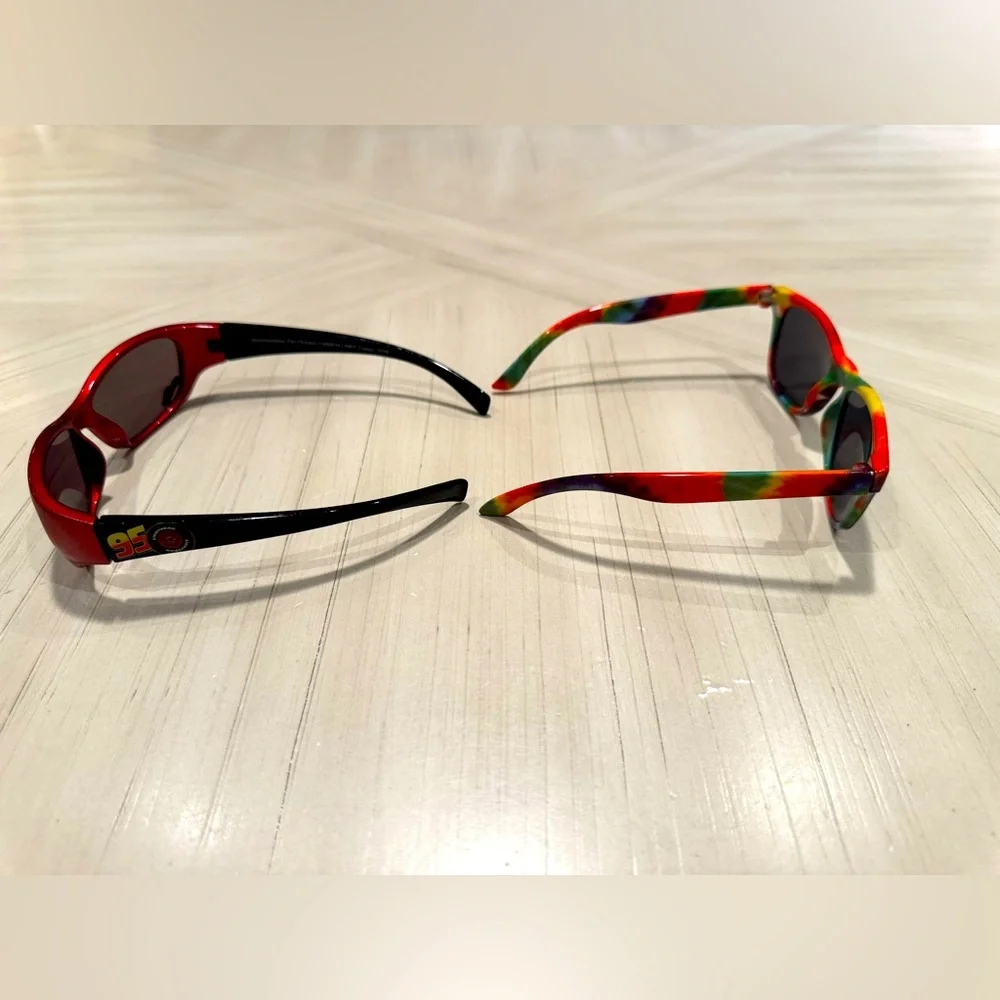Sunglasses Bundle for Toddlers– Disney Cars & Tie-Dye – UVA/UVB Protection